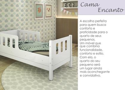 Imagem de Cama infantil Mini Quarto Criança Grades Proteção várias Cores Encanto