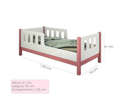 Imagem de Cama infantil Mini Quarto Criança Grades Proteção várias Cores Encanto