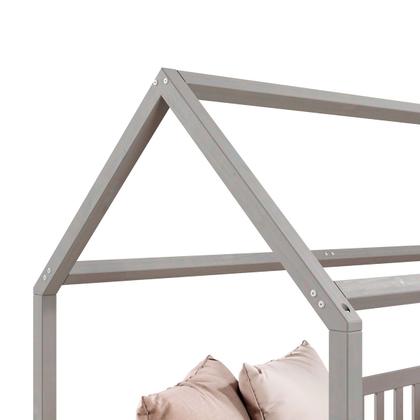 Imagem de Cama Infantil Montessoriana Casa Madeira com Estrado Nina