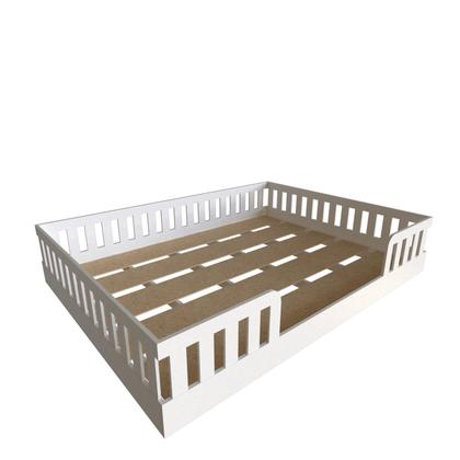 Imagem de Cama Infantil Montessoriana Casal Sol Branco