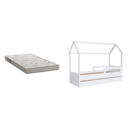 Imagem de Cama Infantil Montessoriana com Cama Auxiliar 2 Colchões