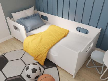 Imagem de Cama Infantil Montessoriana Encanto Menino Menina Casinha Grade Elegante Cercado Solteiro Crianças Caminha Boneca Cabana Resistente Bebê