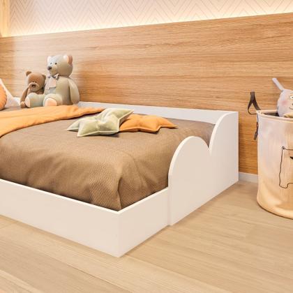 Imagem de Cama infantil montessoriana solteiro cloud