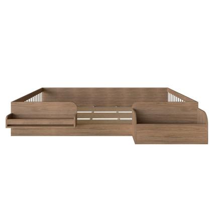 Imagem de Cama Infantil Montessoriana Solteiro com Reversiteiro e Organizador Tamiê