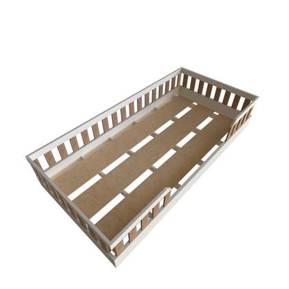 Imagem de Cama Infantil Montessoriana Solteiro Cori Yescasa Branco/Carvalho Mel