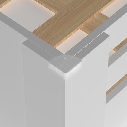 Imagem de Cama Infantil Montessoriana Solteiro Liz Yescasa Branco Perfect Wood