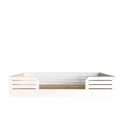 Imagem de Cama Infantil Montessoriana Solteiro Lua Branco