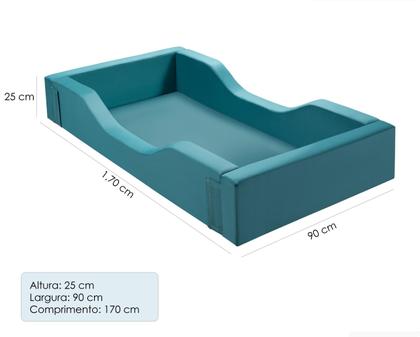 Imagem de Cama Infantil Montessoriana toda em Bloco de Espuma D26 Moderna e Prática Cores