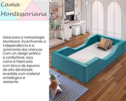 Imagem de Cama Infantil Montessoriana toda em Bloco de Espuma D26 Moderna e Prática Cores