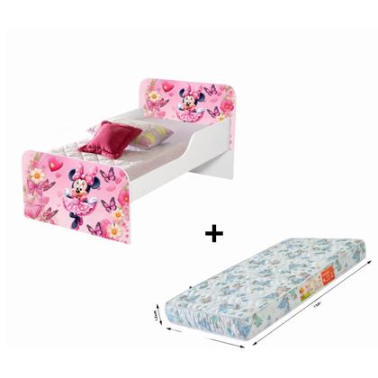 Imagem de Cama infantil móveis para quarto crianças meninas com colchão
