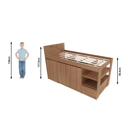 Imagem de Cama Infantil Multifuncional CM8021 Amêndoa