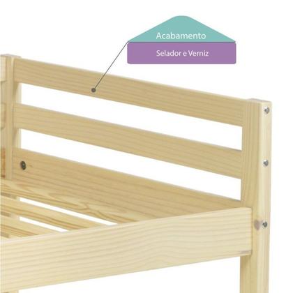 Imagem de Cama Infantil Prime com Cama Auxiliar Casatema MadeiraOriginals Marrom/da Madeira