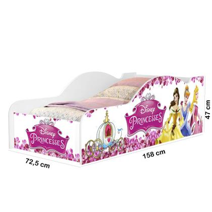 Imagem de Cama Infantil Princesas Meninas Castelo Casinha Grade Elegante Cercado Solteiro Crianças Caminha Boneca Cabana Resistente Bebê