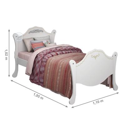 Imagem de Cama Infantil Provençal Pura Magia Branco