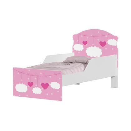 Imagem de Cama Infantil Rosa Menina Com Colchão