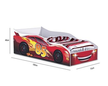 Imagem de Cama Infantil Vermelho Gabrielli Carro
