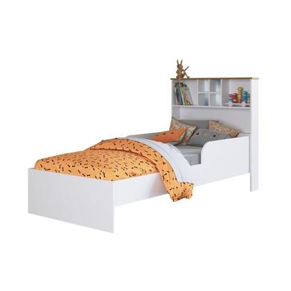 Imagem de Cama Infanto Juvenil com Estante e Protetores House Art in Móveis Branco