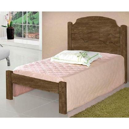 Imagem de Cama Juliana Solteiro 0,88cm Castanho - Cambel