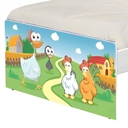 Imagem de Cama Juvenil Zap com Cabeceira Barcelona Fazendinha