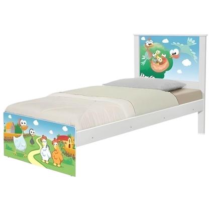 Imagem de Cama Juvenil Zap com Cabeceira Barcelona Fazendinha