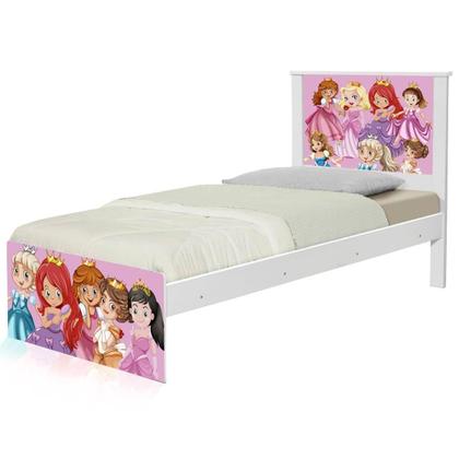 Imagem de Cama Juvenil Zap com Cabeceira Princesinhas