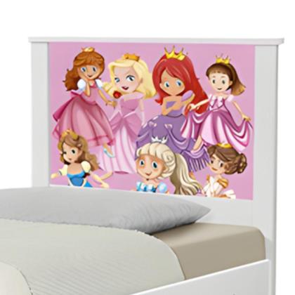 Imagem de Cama Juvenil Zap com Cabeceira Princesinhas