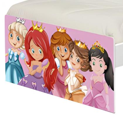 Imagem de Cama Juvenil Zap com Cabeceira Princesinhas