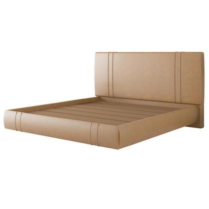 Imagem de Cama King Flutuante Com Cabeceira 195cm Astra W01 material sintético Fendi Lyam Decor