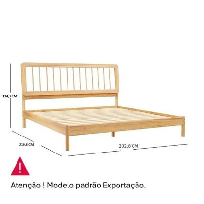 Imagem de Cama King Frame 100 % madeira Maciça