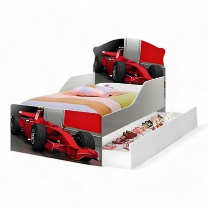 Imagem de Cama Lívia Carro com Auxiliar e 02 Colchões Cambel