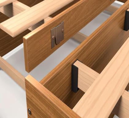 Imagem de Cama Matrix 3 Em 1 Quarto Solteiro Com Auxiliar E Casal Premium Elegante Resistente Reforçada Luxo Moderna