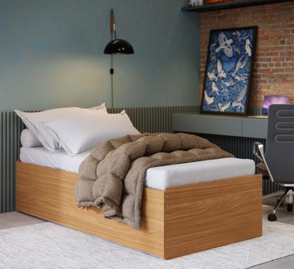 Imagem de Cama Matrix 3 Em 1 Quarto Solteiro Com Auxiliar E Casal Premium Elegante Resistente Reforçada Luxo Moderna