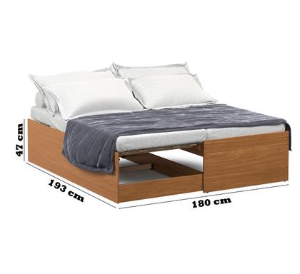 Imagem de Cama Matrix 3 Em 1 Quarto Solteiro Com Auxiliar E Casal Premium Elegante Resistente Reforçada Luxo Moderna