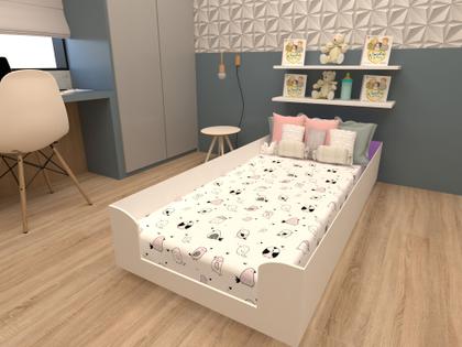 Imagem de Cama Montessori com proteção lateral
