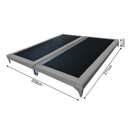 Imagem de Cama Montessoriana Adulto Oriental Premium King Veludo Cinza