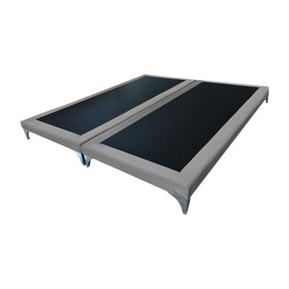 Imagem de Cama Montessoriana Adulto Oriental Premium King Veludo Cinza