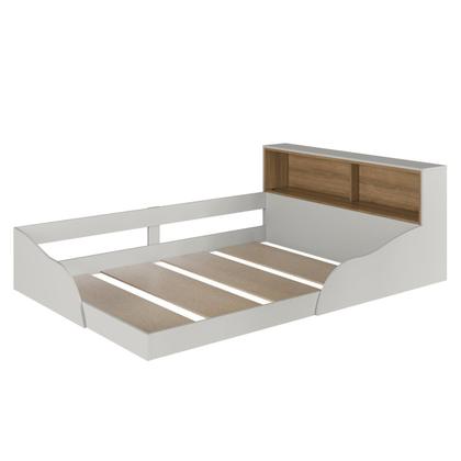 Imagem de Cama Montessoriana Casal Infantil com Protetor e Iluminação Led Lille