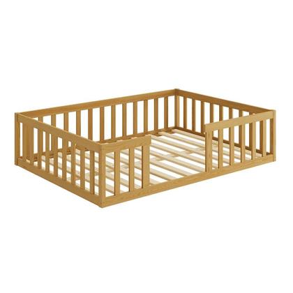 Imagem de Cama Montessoriana Casal Madeira Maciça Reforçada