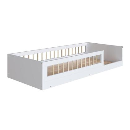 Imagem de Cama Montessoriana de Solteiro Linha Affetto Branco