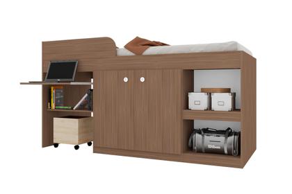 Imagem de Cama Multifuncional Com Escrivaninha 90 Juvenille Montana Art In Móveis