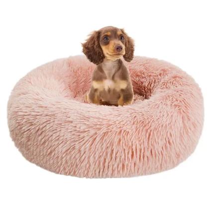 Imagem de Cama Nuvem Donut 60cm Cachorro Pet Gato Caminha Rosquinha Pelucia Confortavel Petshop Casa Descanso Bichinho Animais