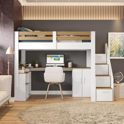 Imagem de Cama Office Multifuncional Solteiro Adulto Star Plus Casatema