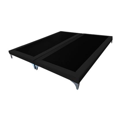 Imagem de Cama Oriental Premium Casal Veludo Preto