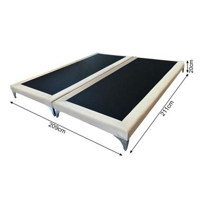 Imagem de Cama Oriental Premium King Veludo Bege