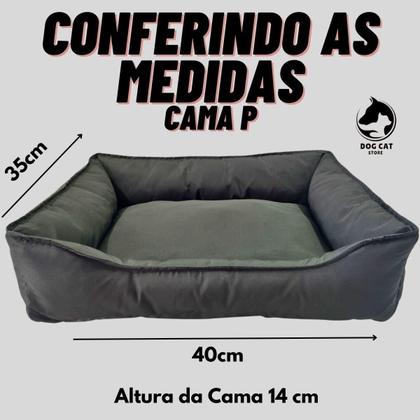 Imagem de Cama Para Pet Retangular P Tactel Com Zíper