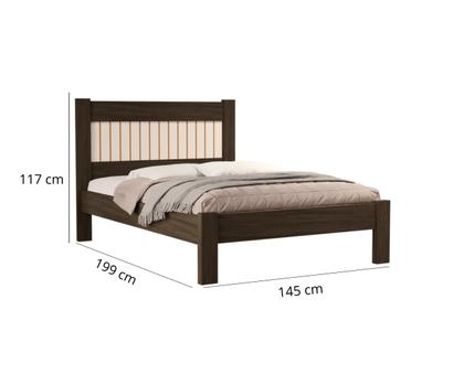 Imagem de Cama Para Quarto De Casal Tradicional Bela Estilo Moderna MDF Com Estrado Madeira