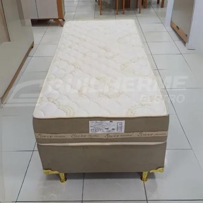 Imagem de Cama Para Solteiro Conjunto box 188x88 Base + Colchão separados de Molas ensacadas - Sleep Colchão