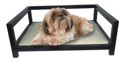 Imagem de Cama Pet Para Cães e Gatos Caminha Grande 69x54 Suspensa Reforçada Luxo Almofada Impermeável