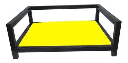 Imagem de Cama Pet Para Cães e Gatos Caminha Grande 69x54 Suspensa Reforçada Luxo Almofada Impermeável
