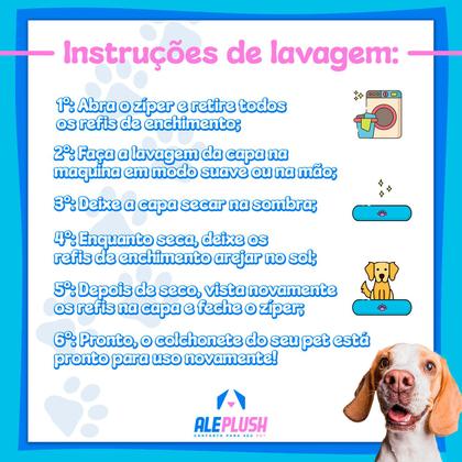 Imagem de Cama Pet Redonda De Pelúcia Para Cachorros e Gatos P